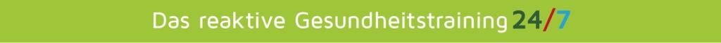 Banner das reaktive Gesundheutstraining 24/7